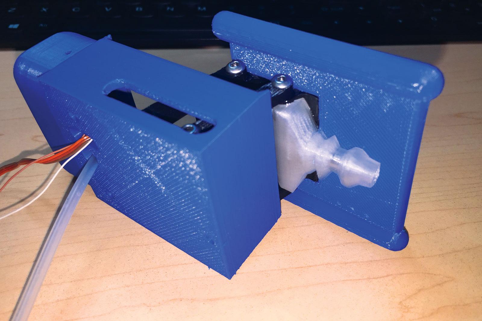 3D Printed retractable water cannons