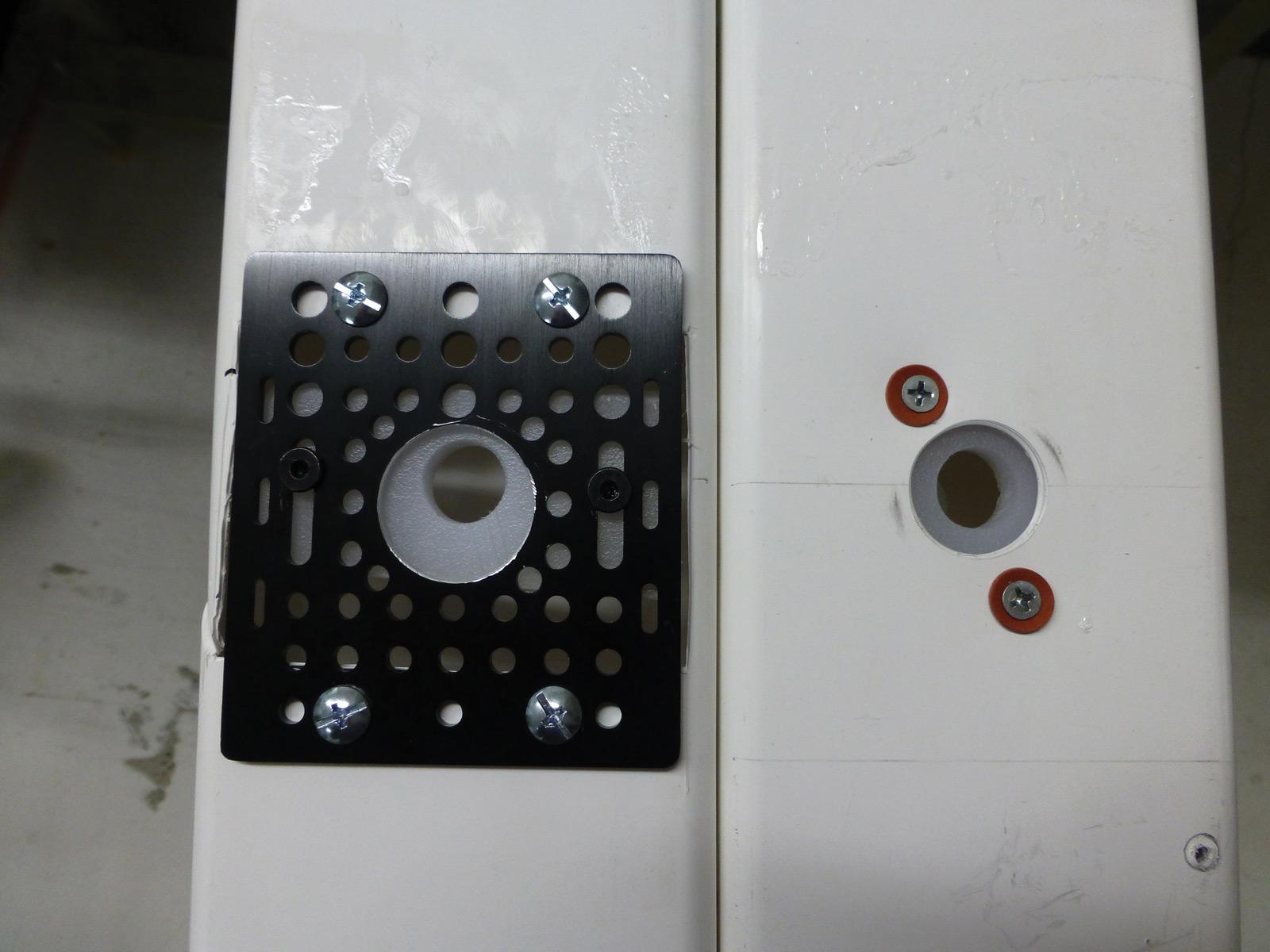 Maker plates allow vertical adjustment
