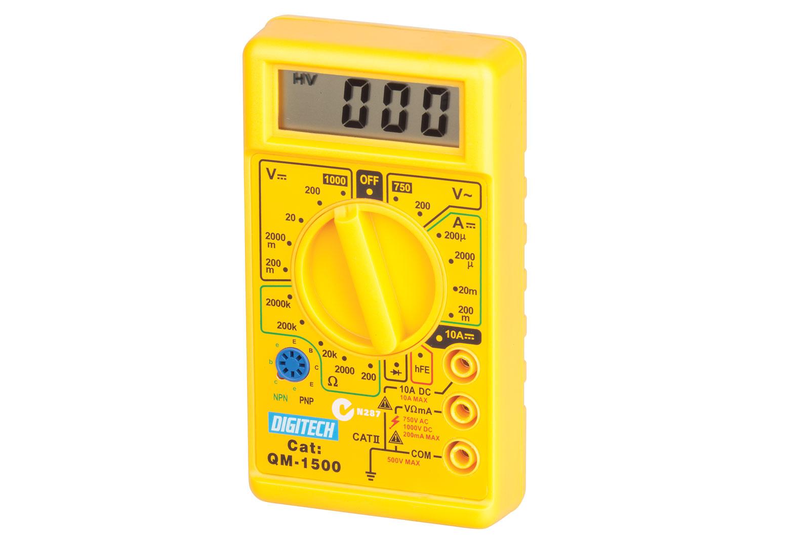 The QM1500 multimeter from Jaycar