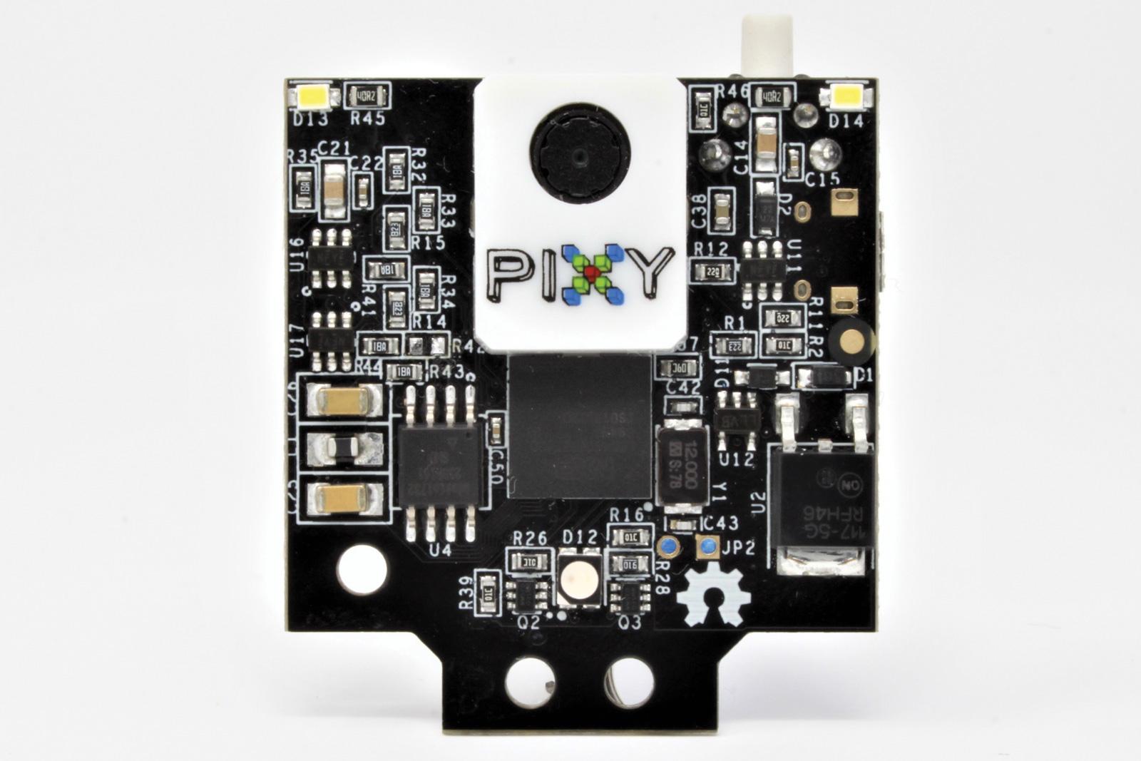 The Pixy2 Camera at actual size.
