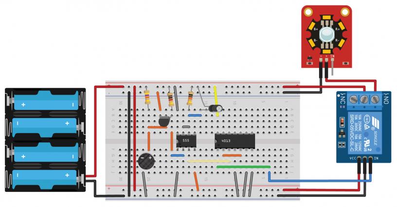 Clap activated light circuit - Gadgetronicx