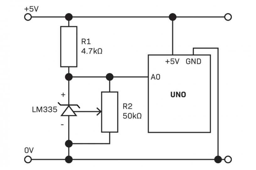 Lm335 схема включения