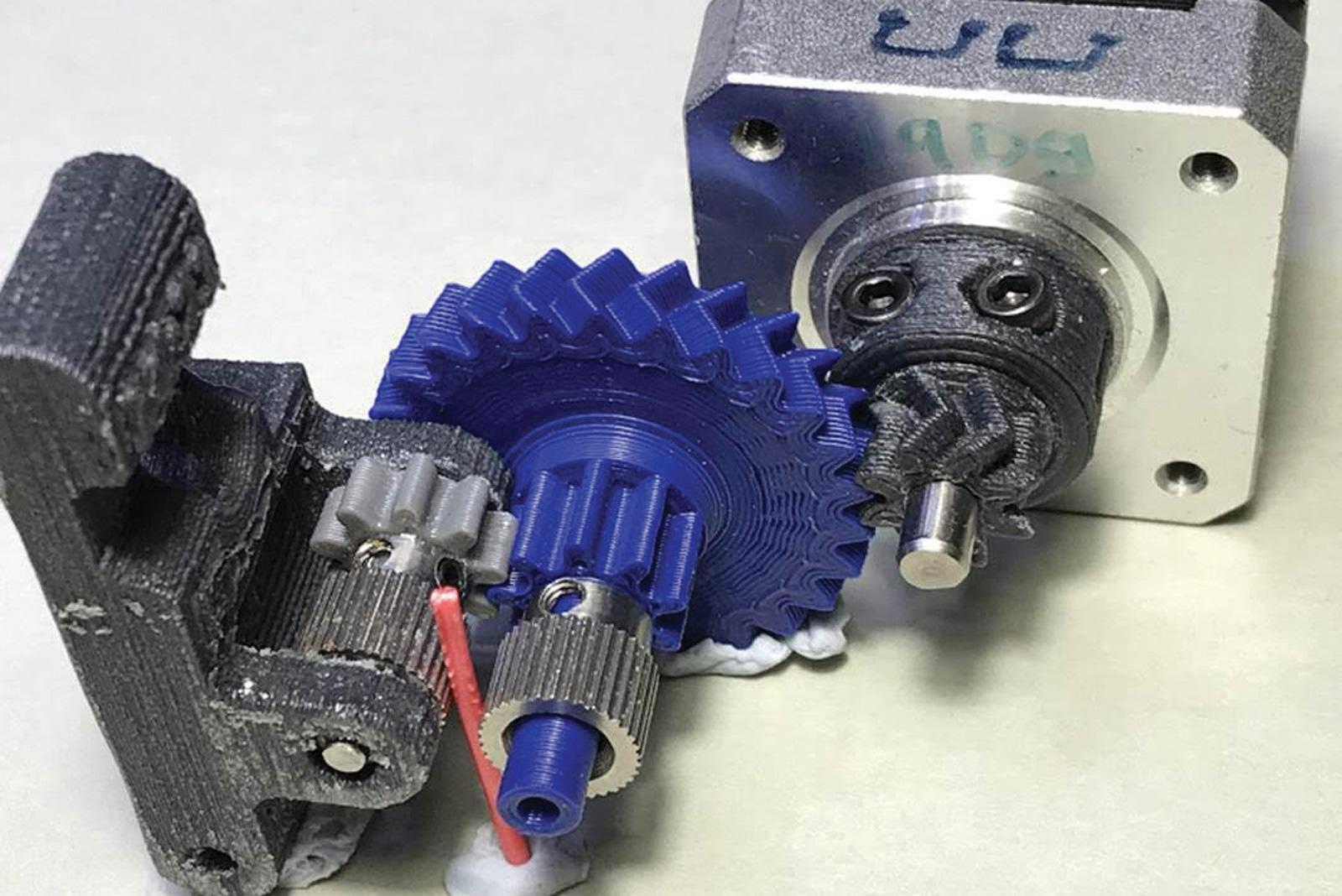 3D printing gears for an Ashford wool carder 